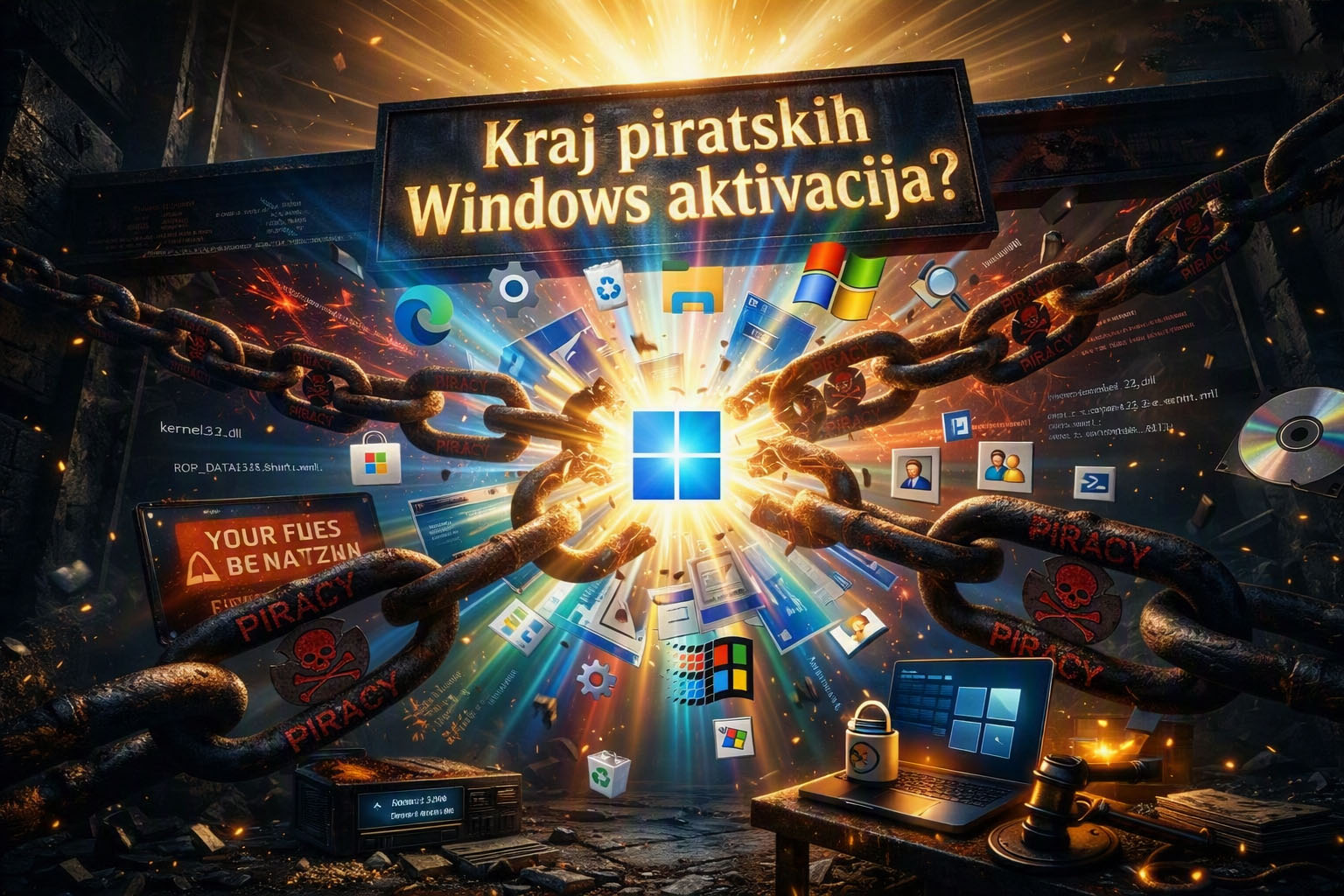 Kraj piratskih Windows aktivacija
